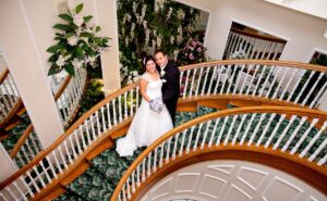 Bride Groom Staircase